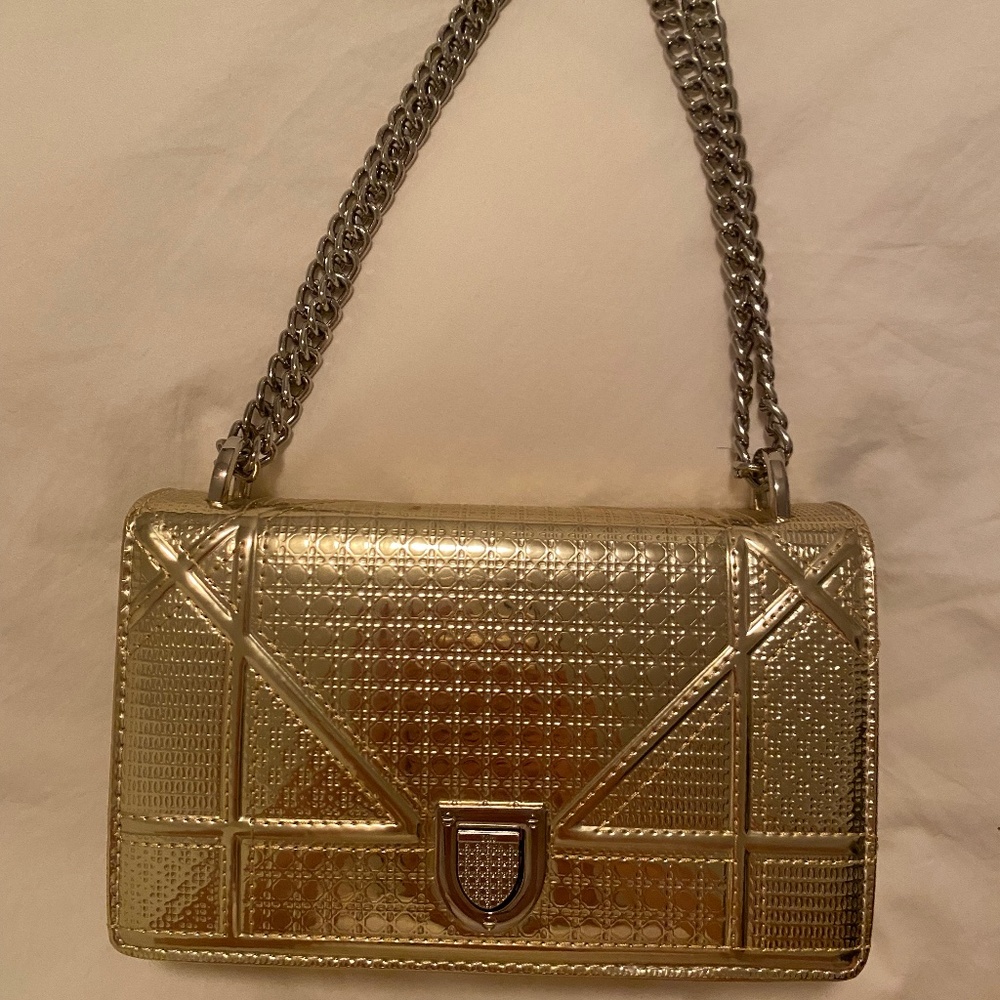 Dioram gold bag crossbody